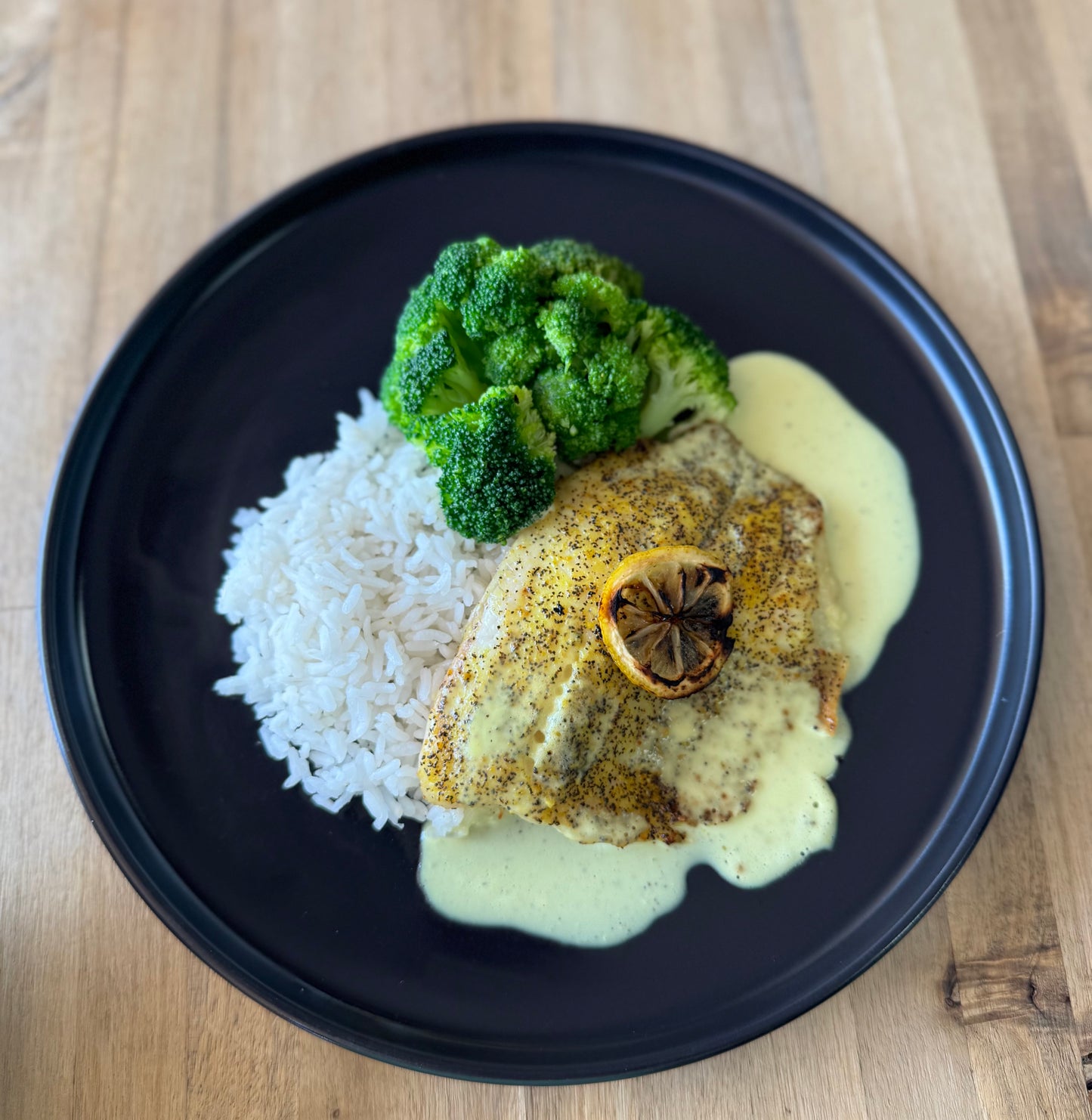 Creamy lemon tilapia