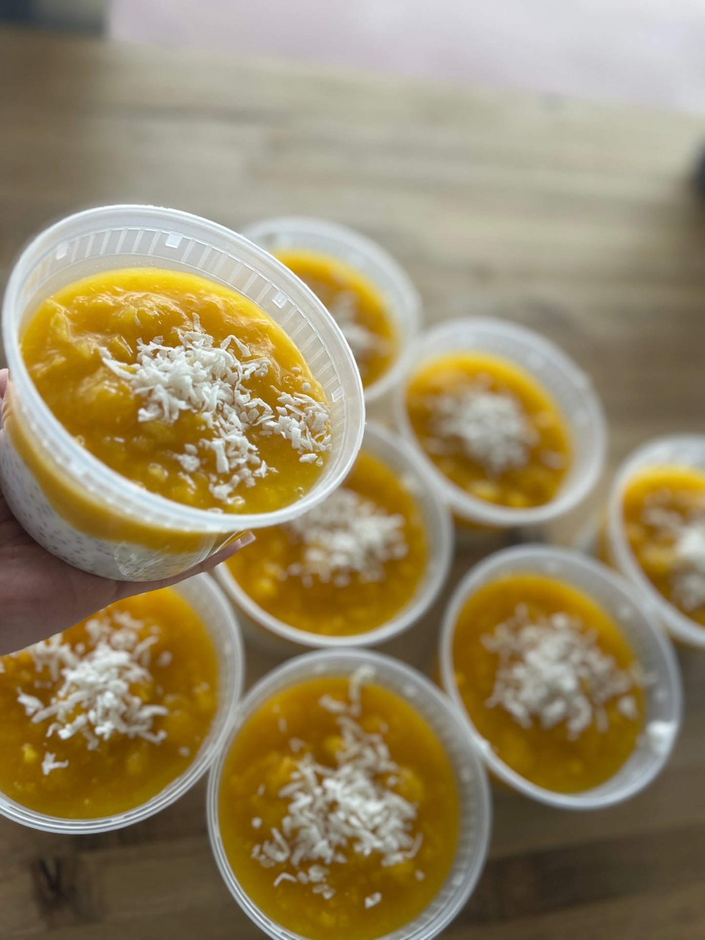 Tropical chia pudding