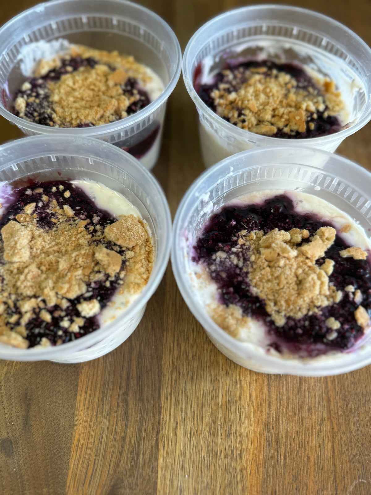 Blueberry Cheesecake Chia Pudding