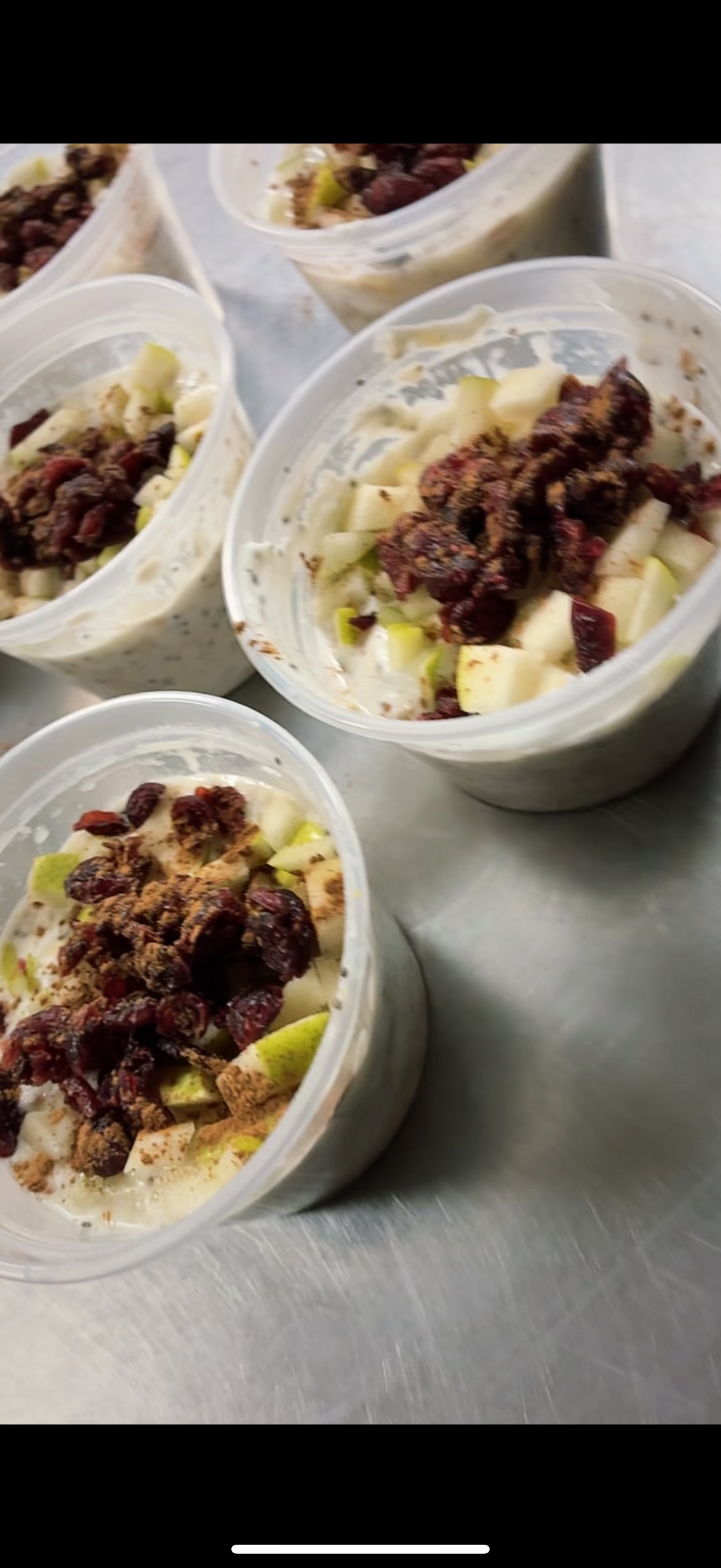 Pear & cranberries Oats