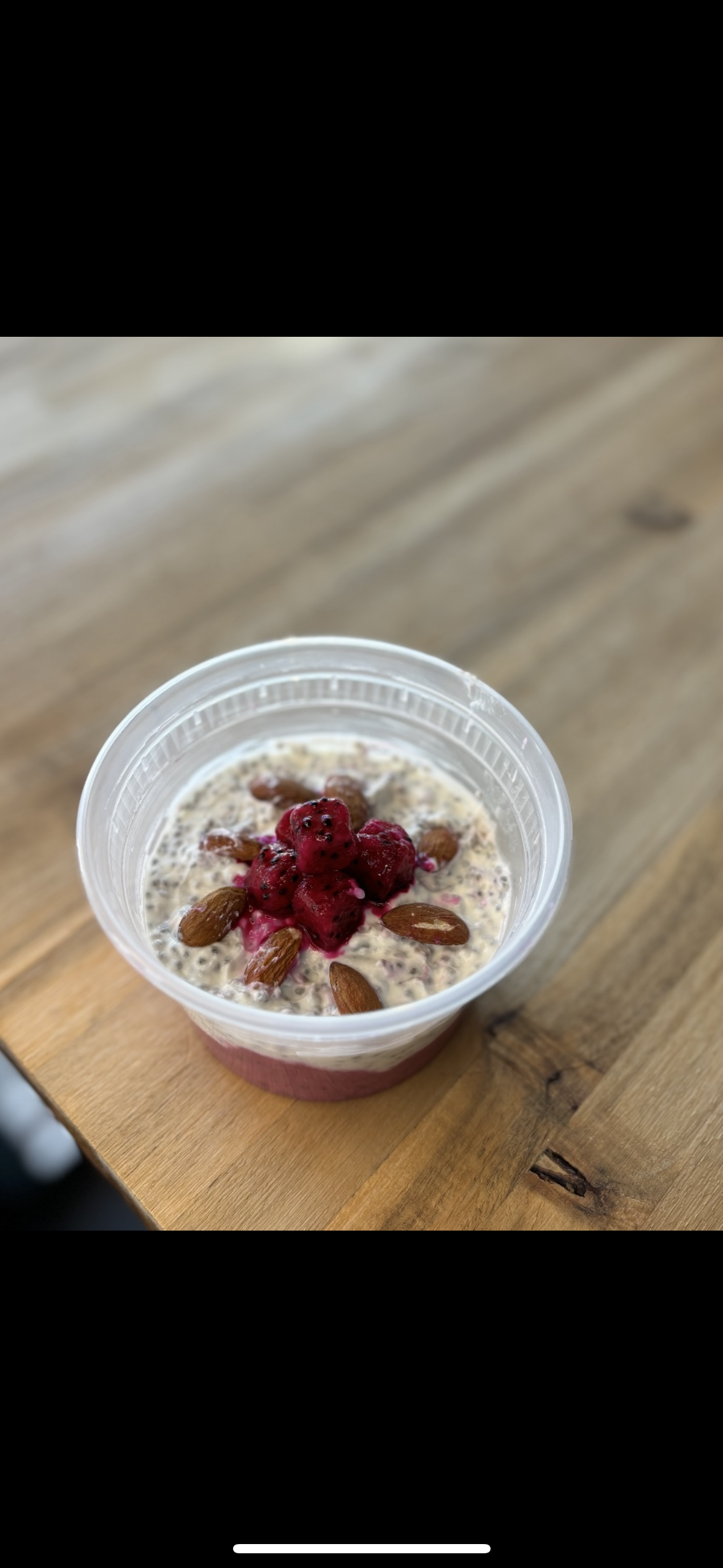 Dragon fruit Chia Pudding