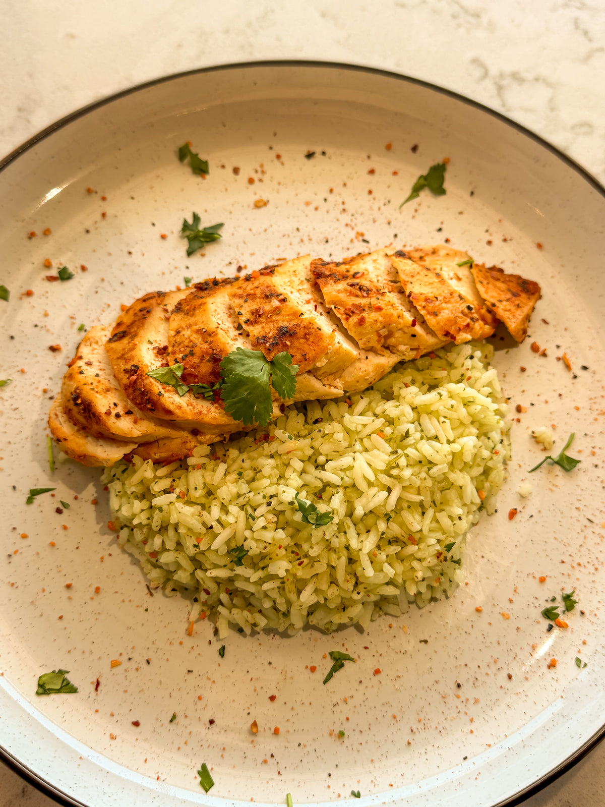 Chipotle Chicken & Cilantro rice