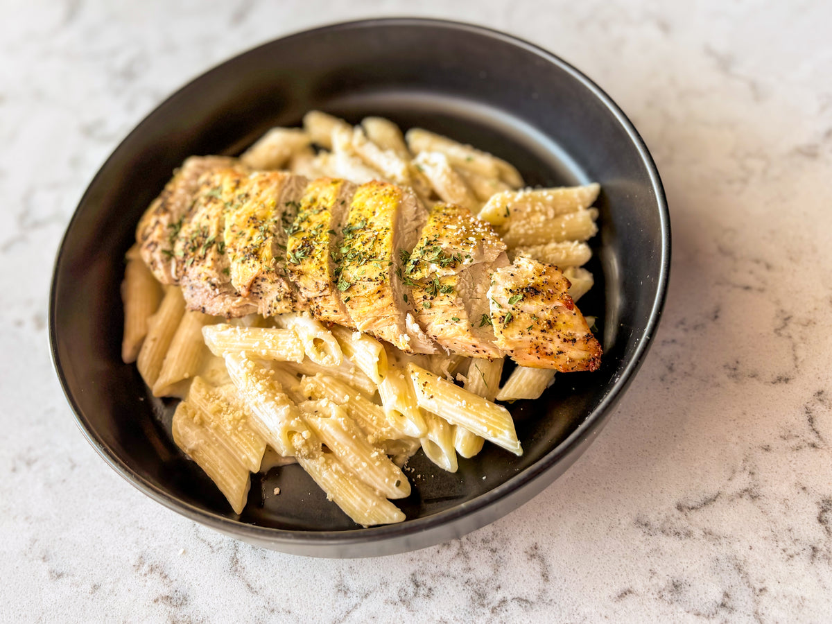 Lemon Chicken Parm Pasta