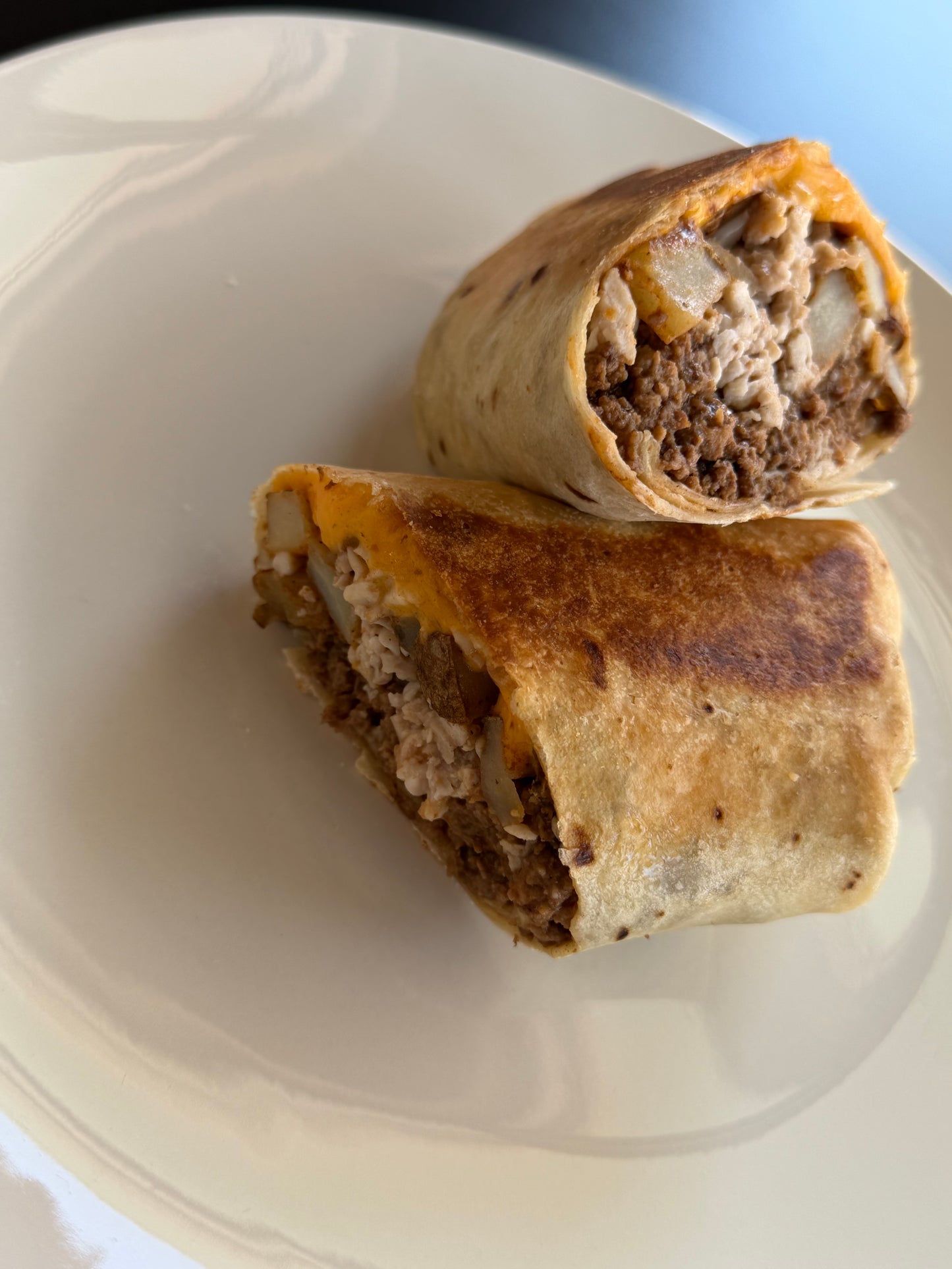 Picadillo Breakfast burrito