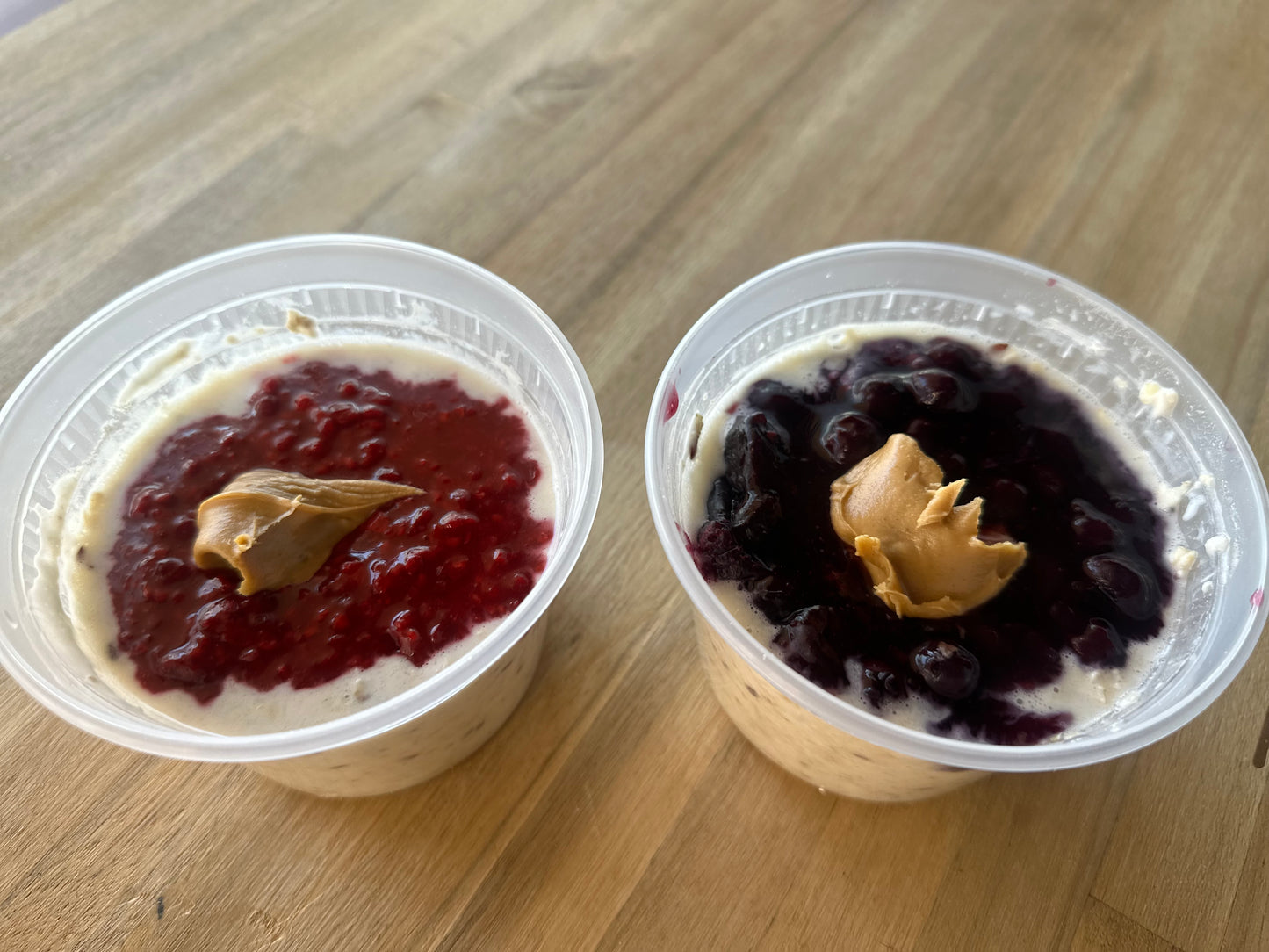 Blueberry Pb & Jelly Overnight oats