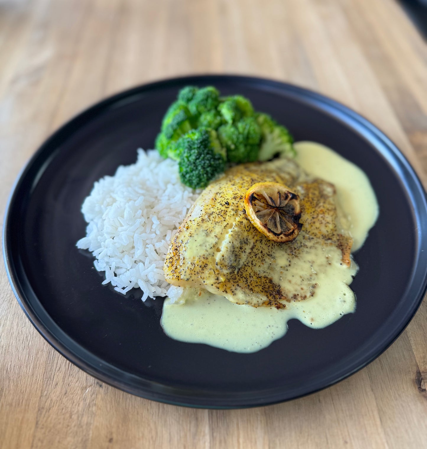 Creamy lemon tilapia