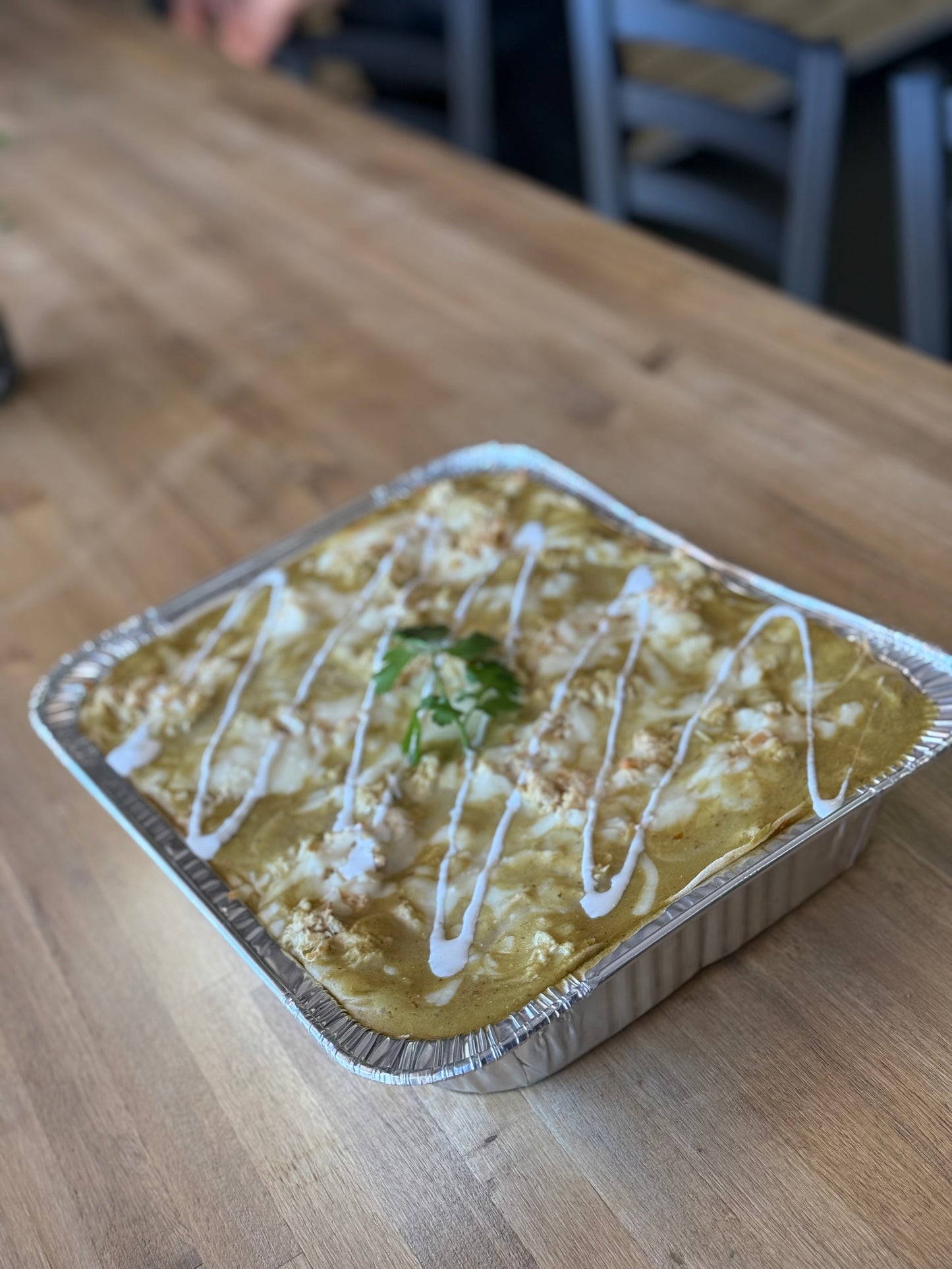 Light Green Enchiladas Family Platter