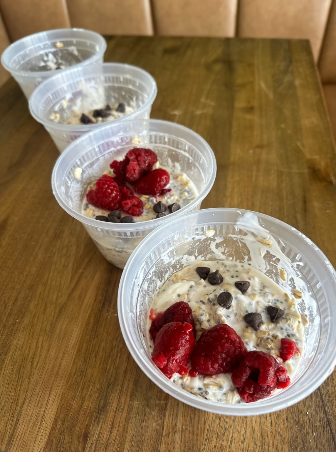 Raspberry & Chocolate oats