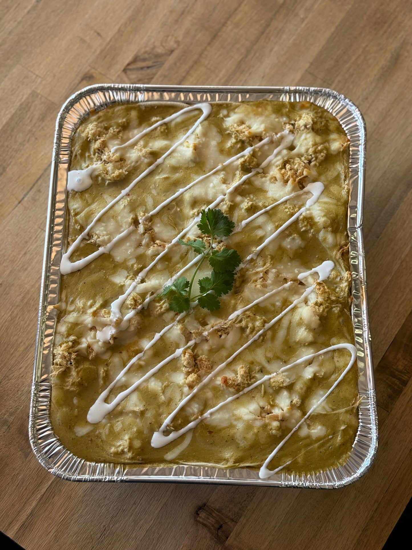 Light Green Enchiladas Family Platter