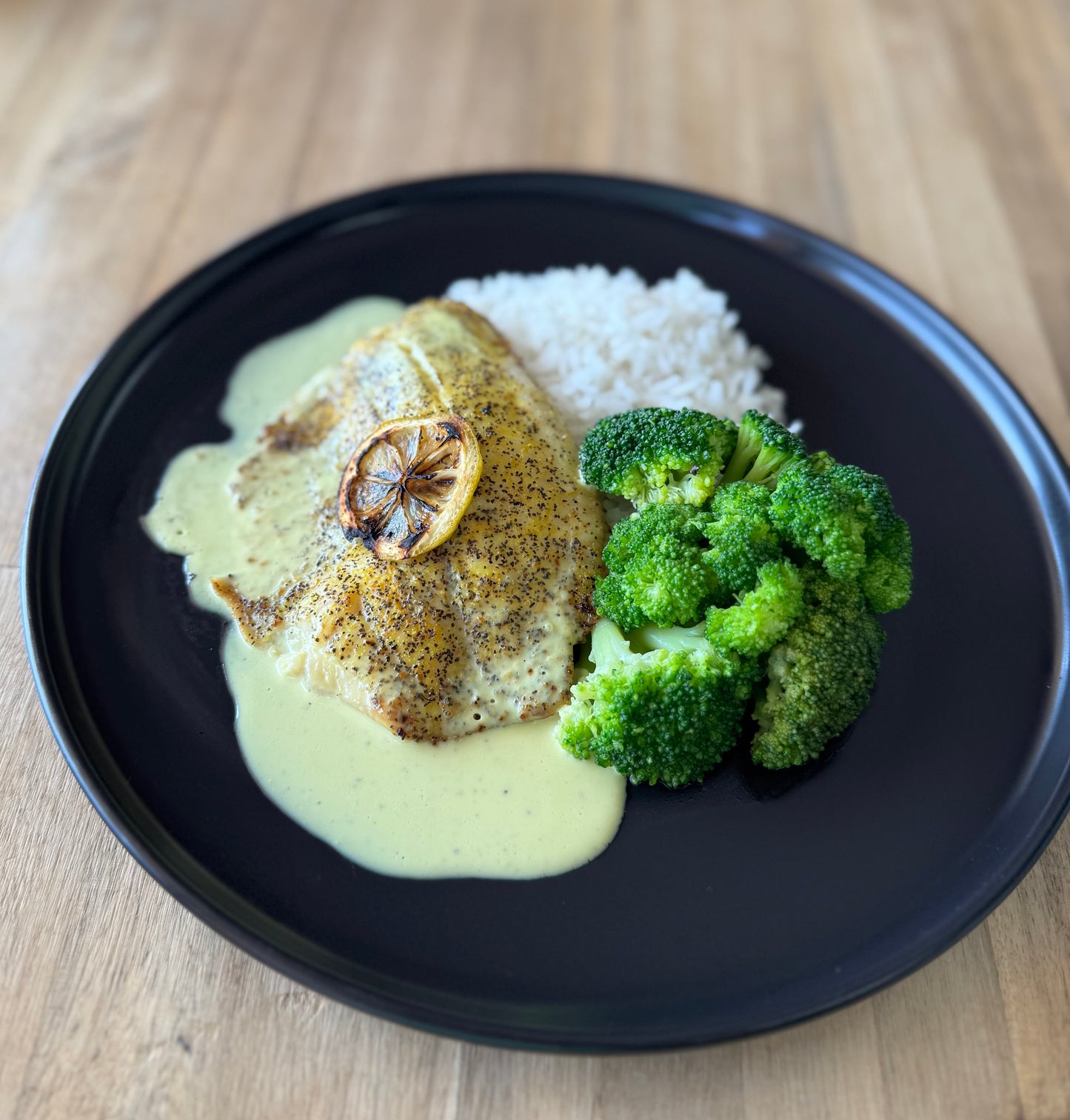 Creamy lemon tilapia