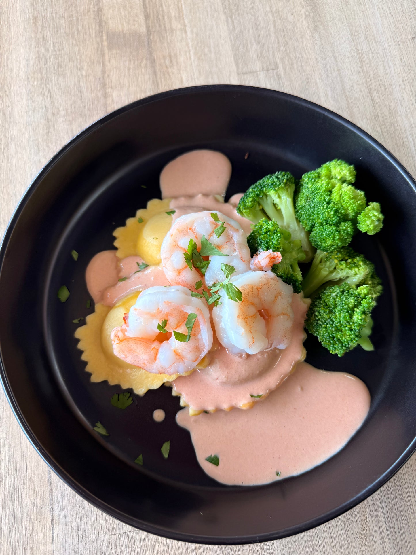 Cheese Ravioli & Veggie Sauce