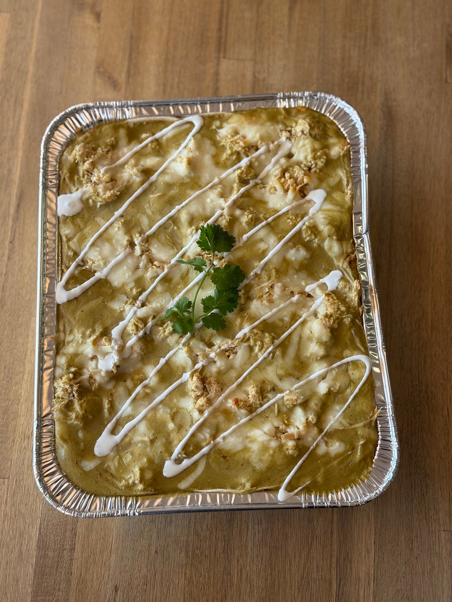 Light Green Enchiladas Family Platter