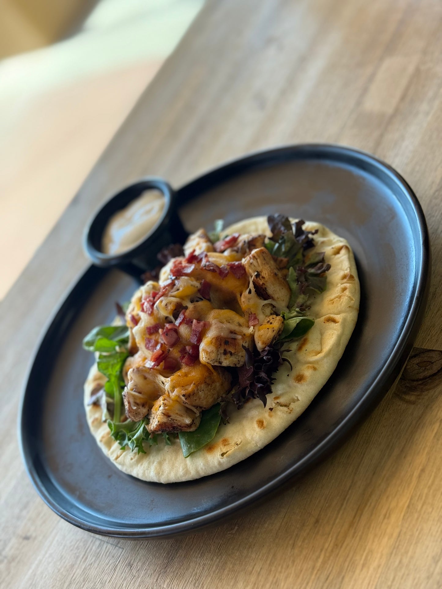 Bacon Chicken Pita