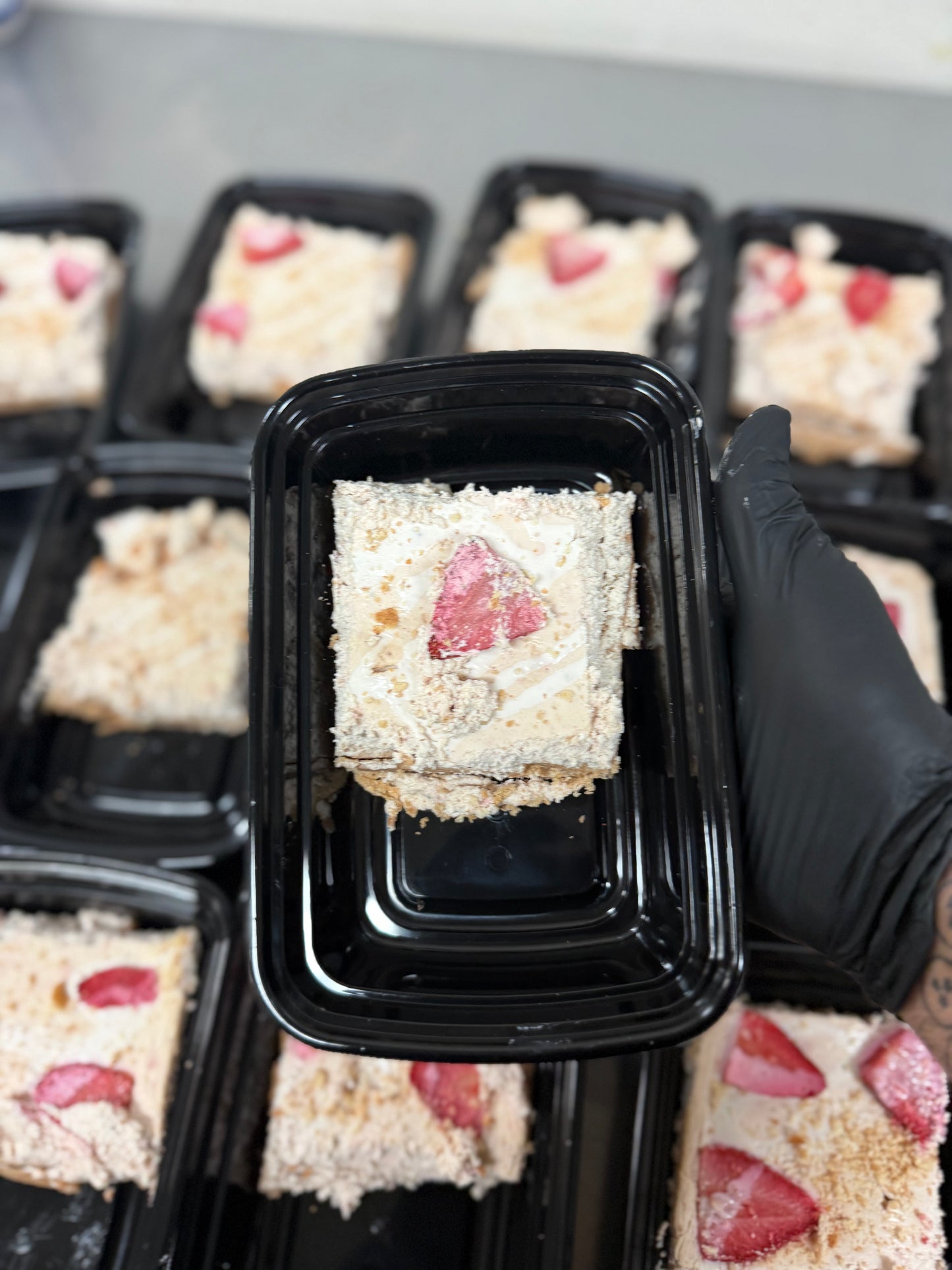 Strawberry Protein Cheesecake