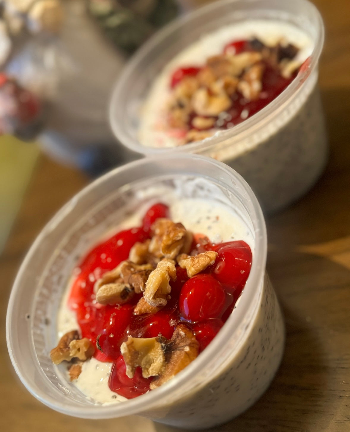 Cherry Pie Chia Pudding