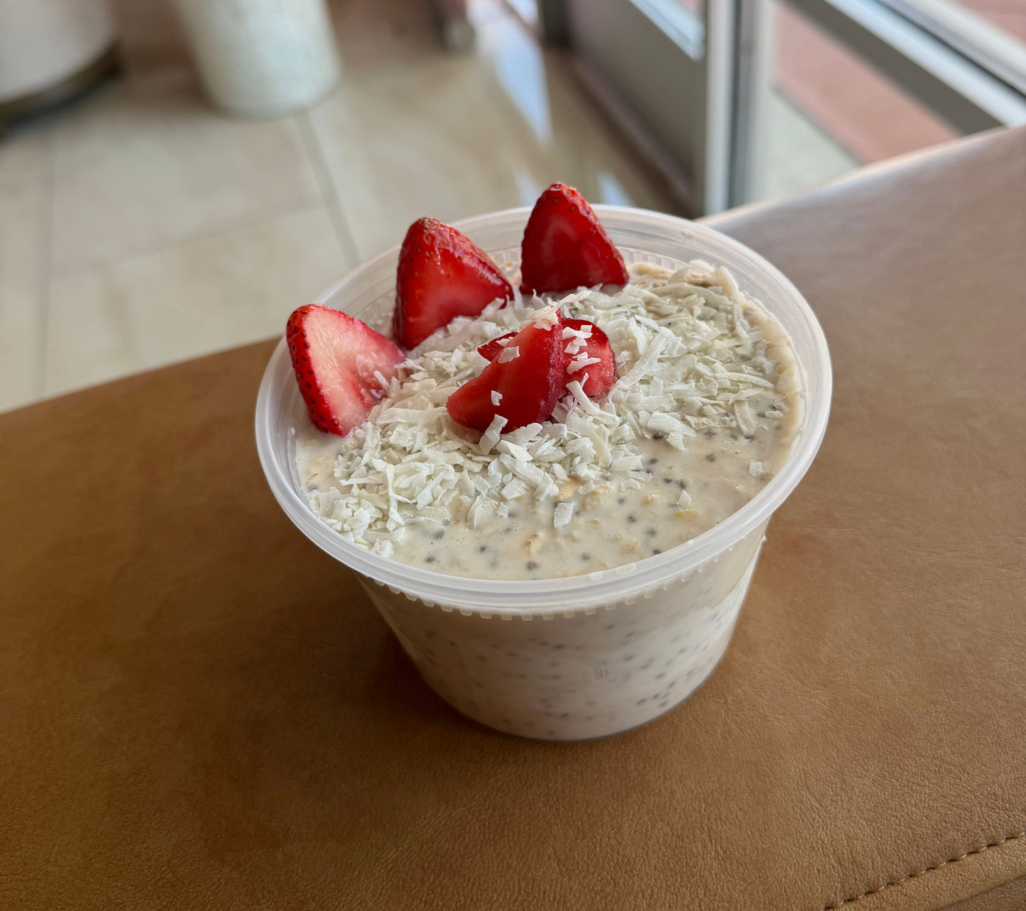 Fresas con crema 🍓🥥 oats