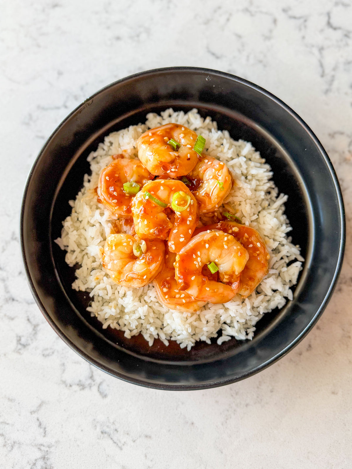 Ginger Teriyaki shrimp