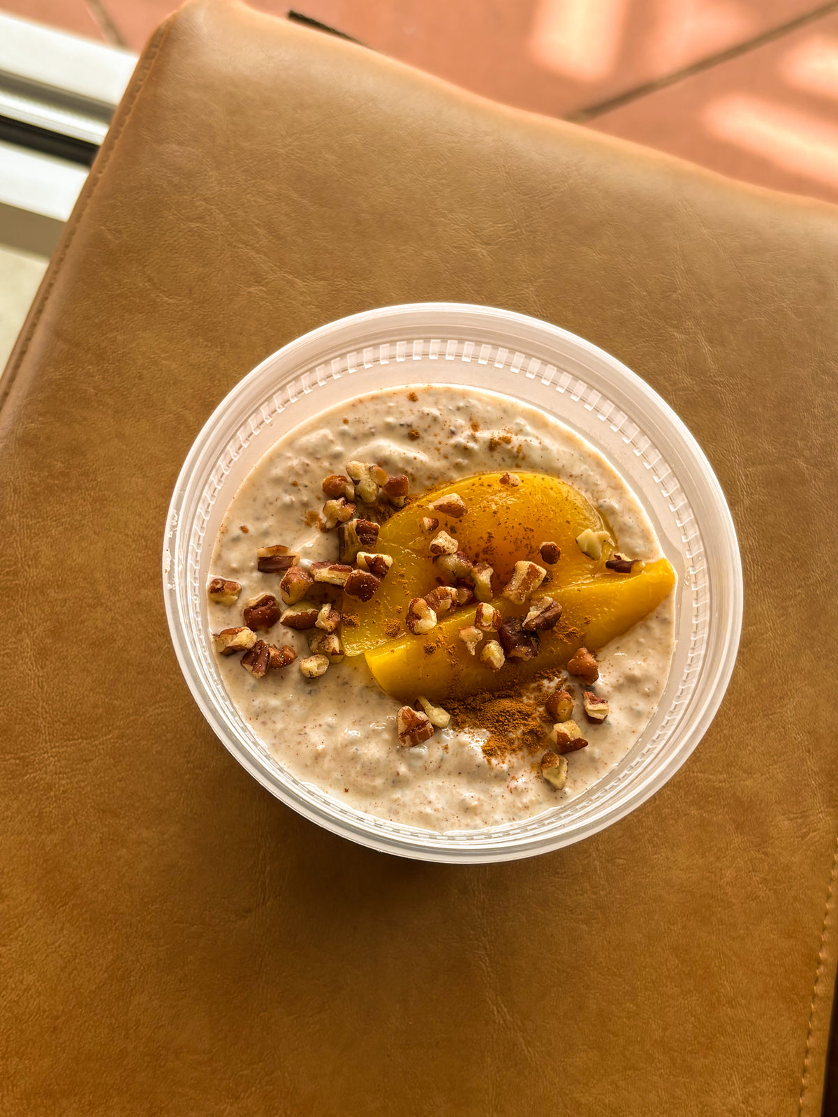 Peach Chia Crumble