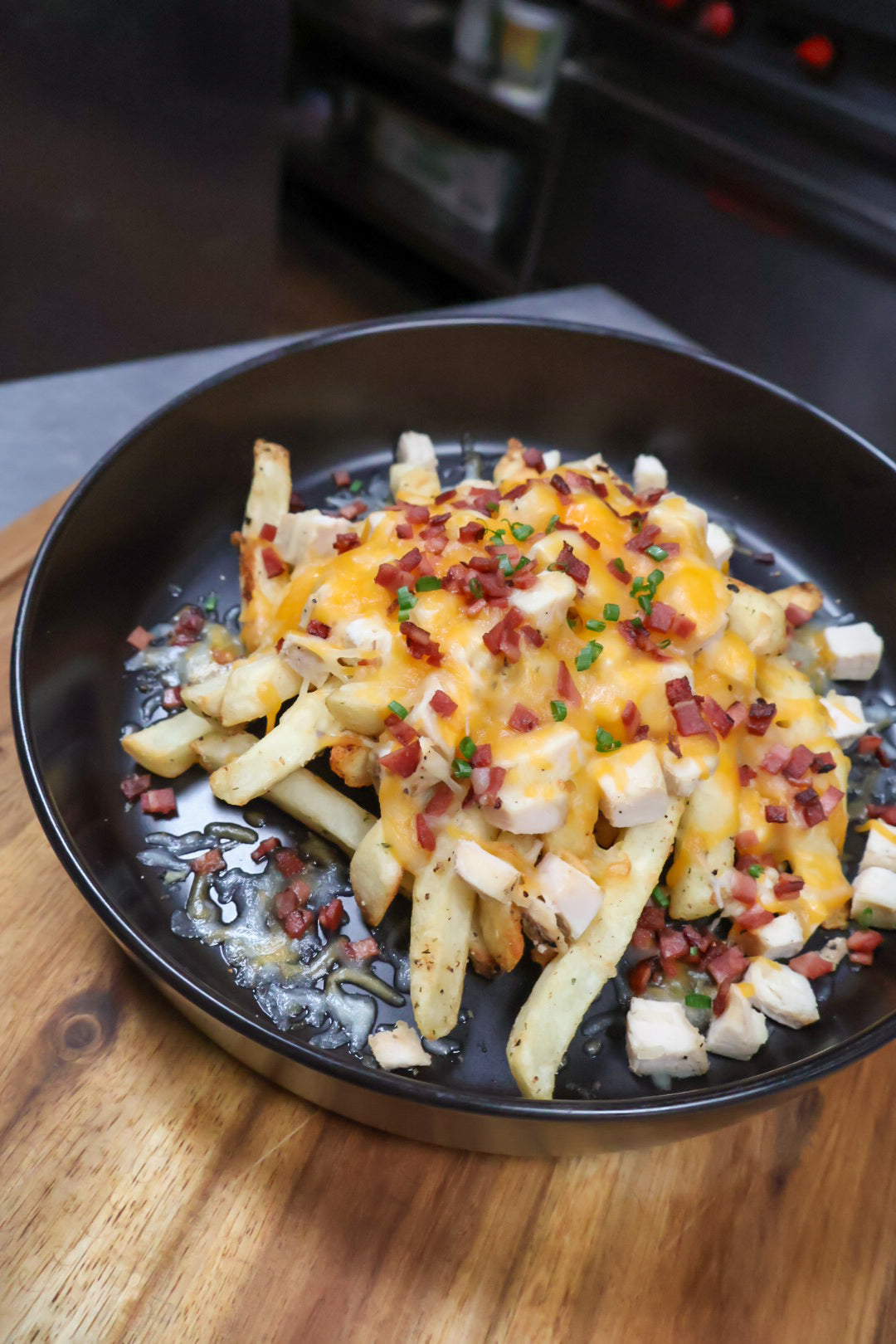 Loaded chicken fries