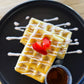 Strawberry Shortcake protein waffles