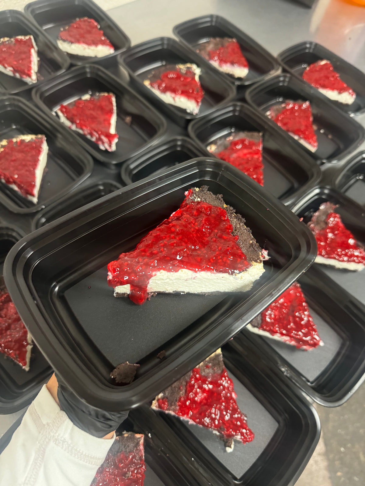 Raspberry Oreo Cheesecake