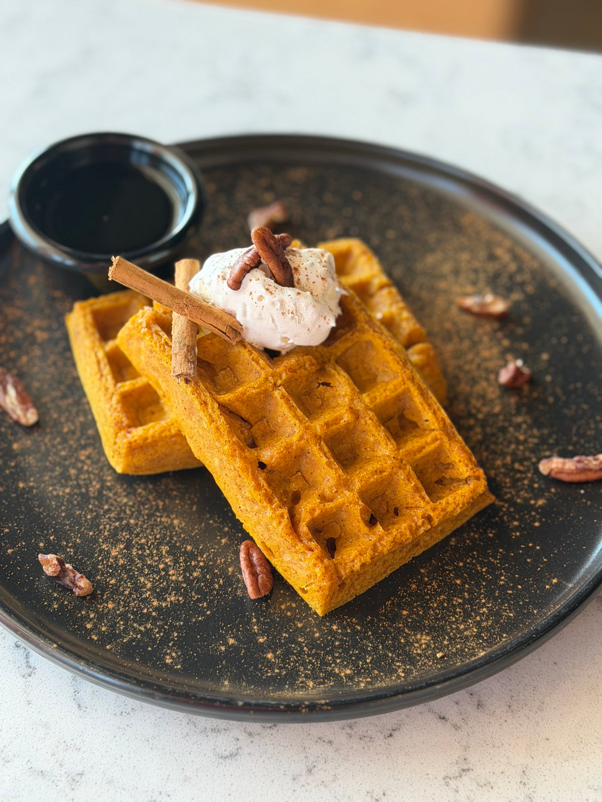 Pumpkin Spice waffles