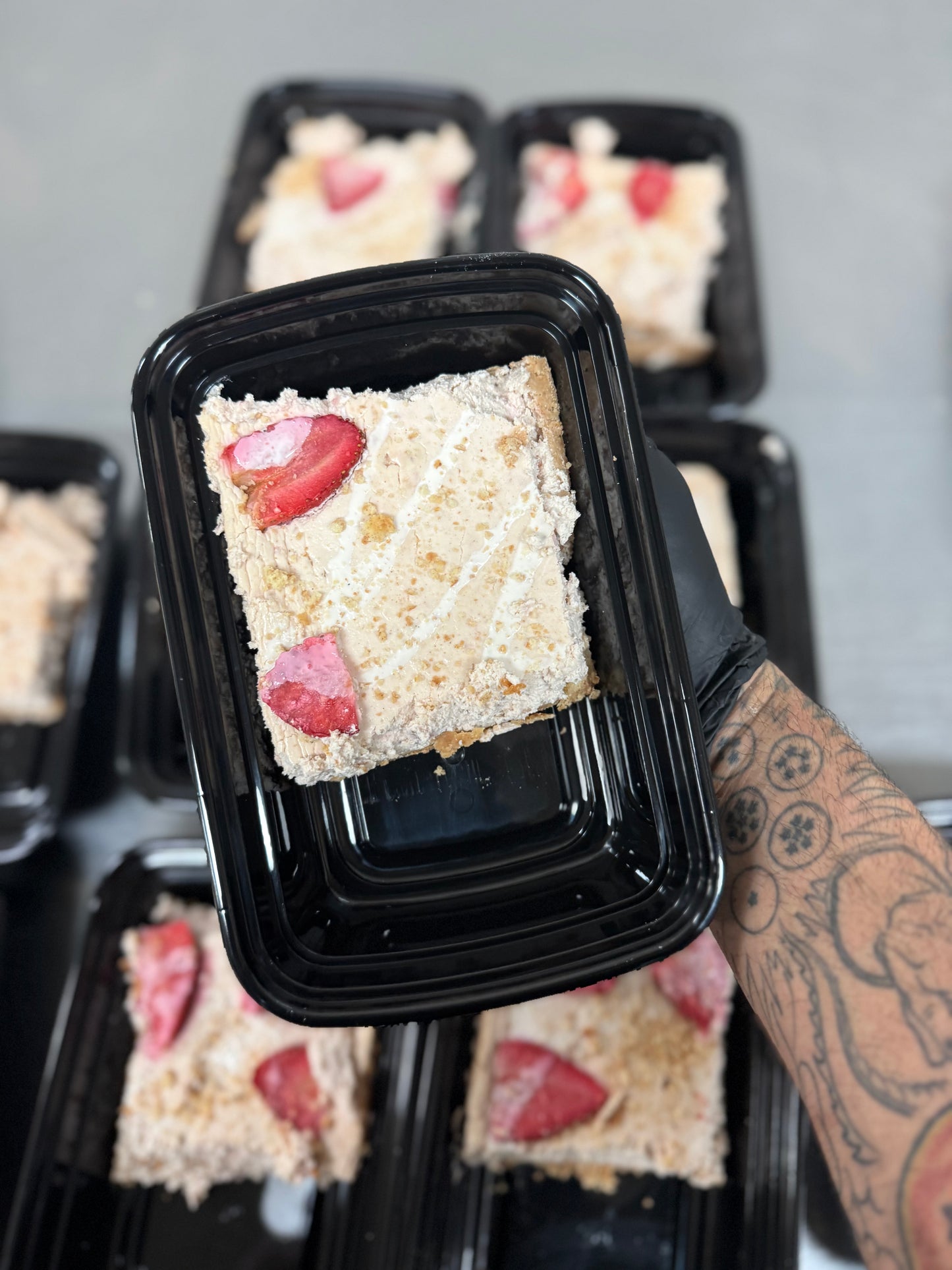 Strawberry Protein Cheesecake