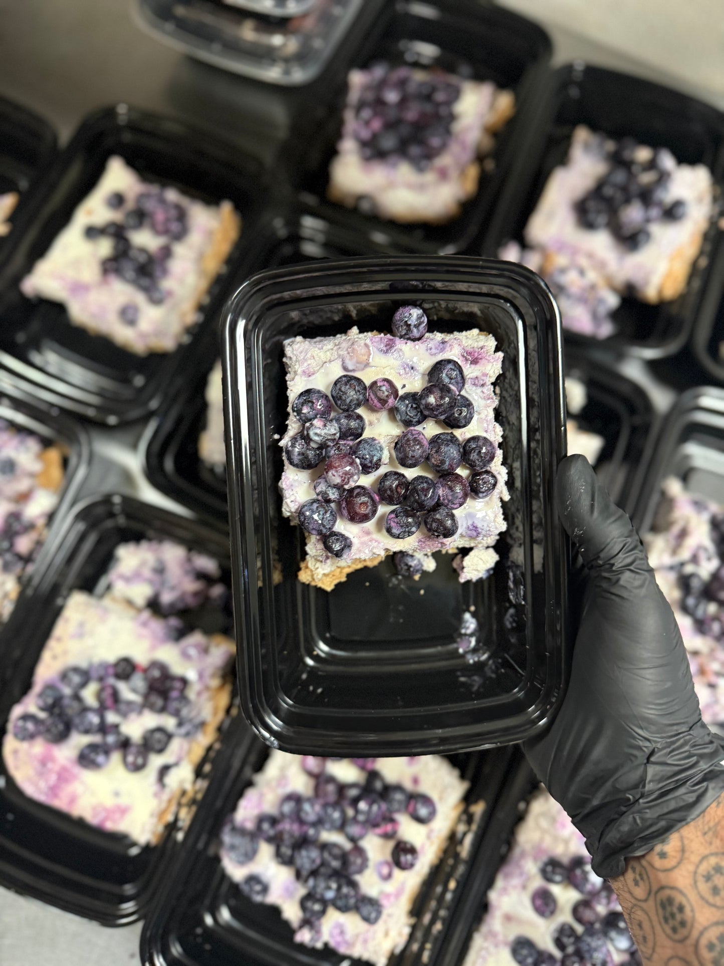 Protein Blueberry Cheesecake