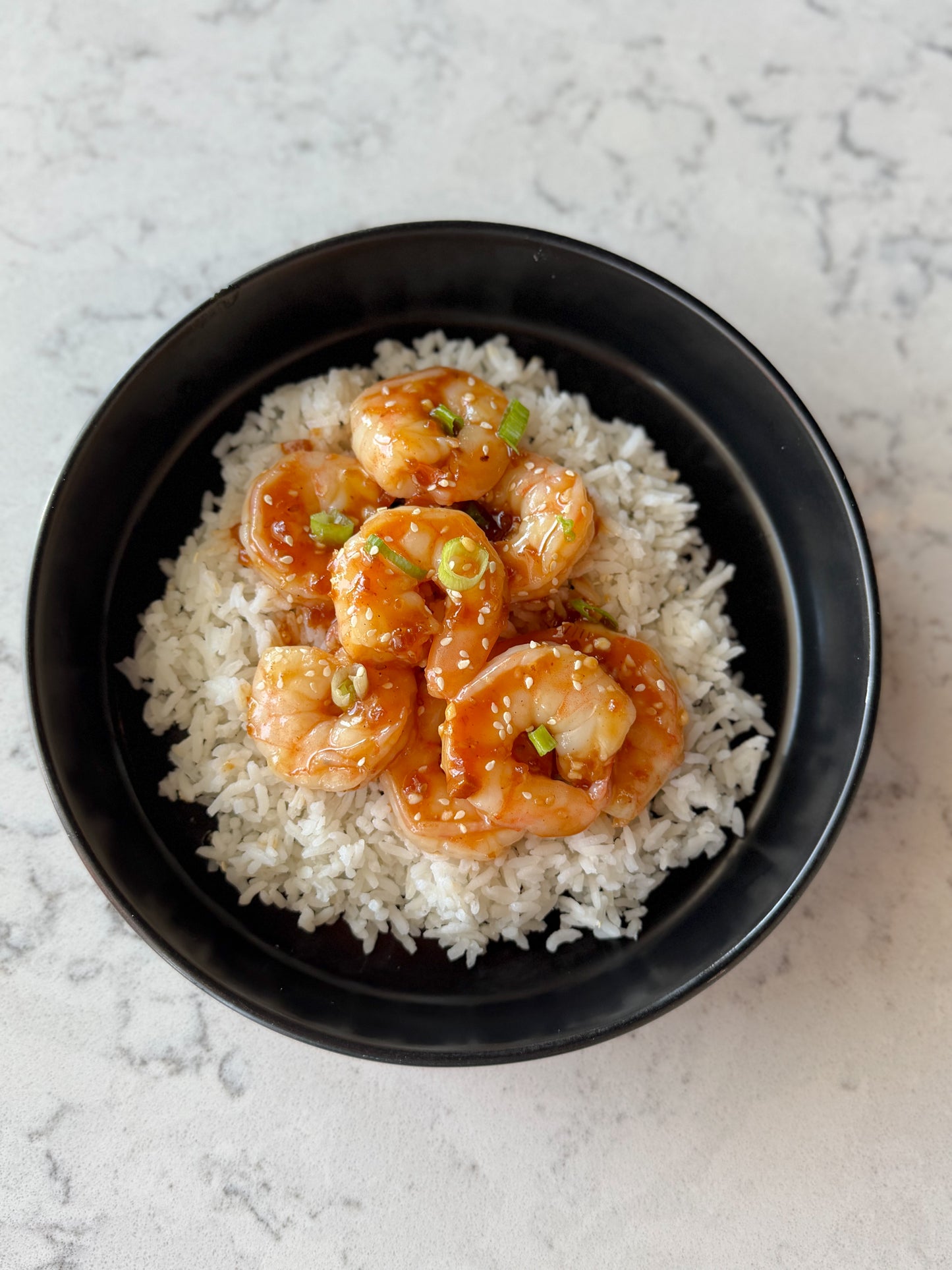 Ginger Teriyaki shrimp