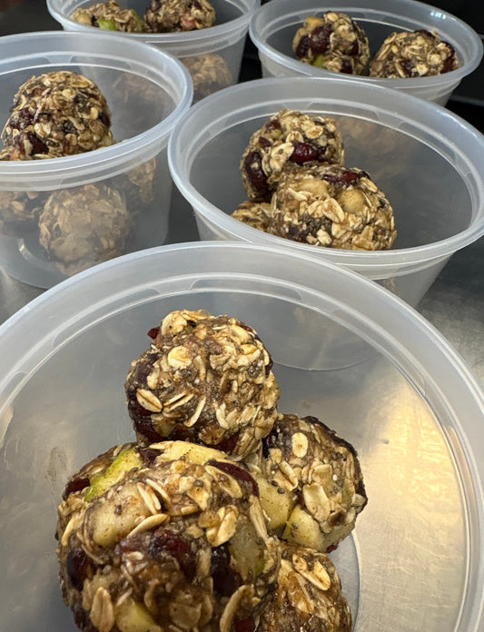 Apple & Cranberry Power balls