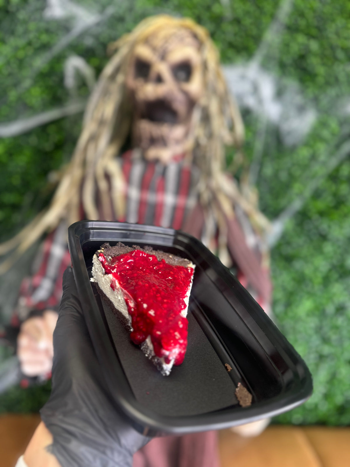 Raspberry Oreo Cheesecake
