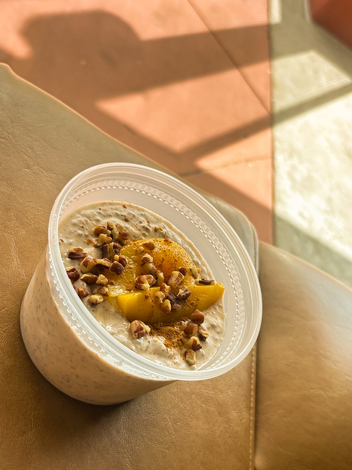 Peach Chia Crumble