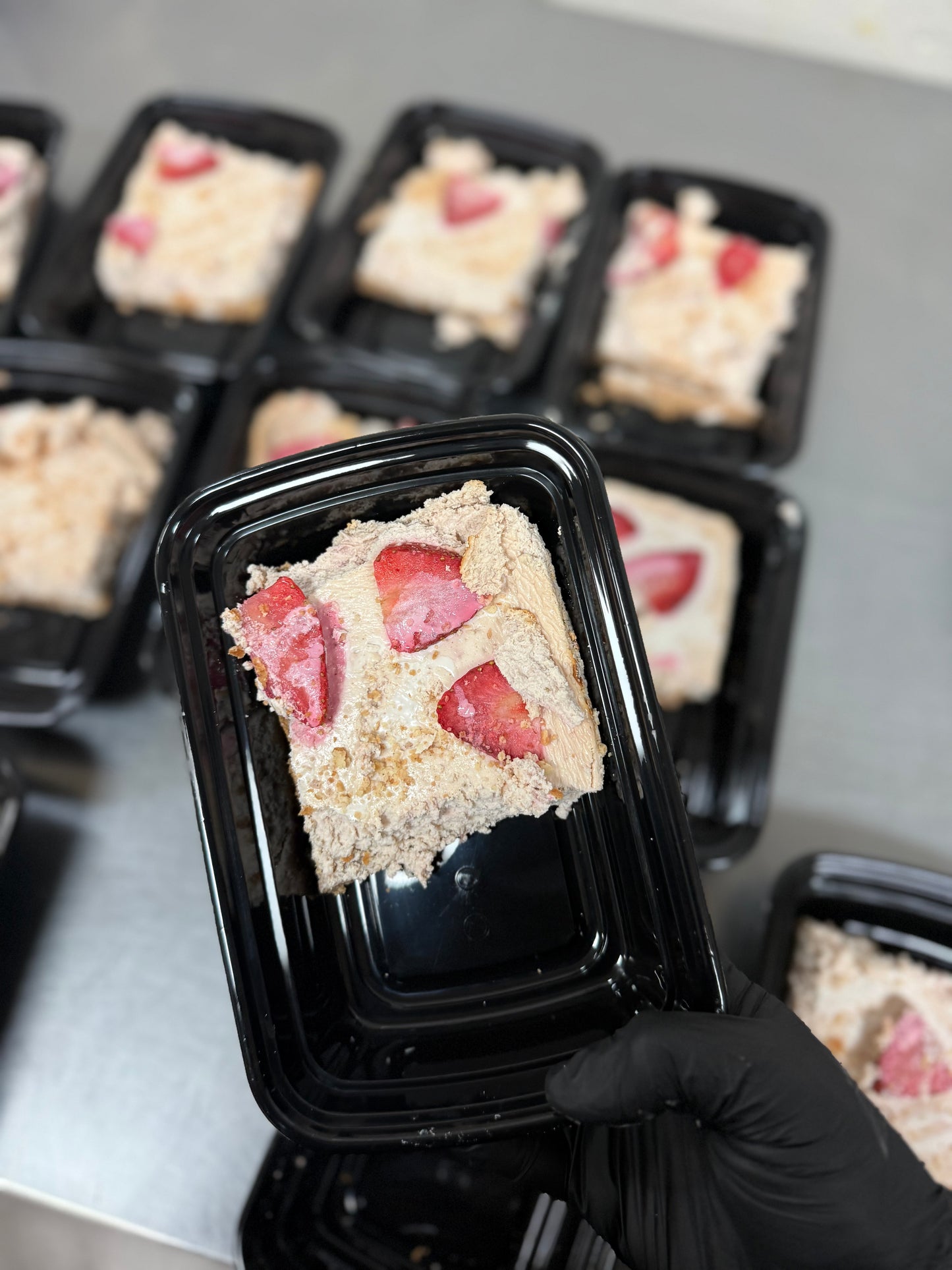 Strawberry Protein Cheesecake