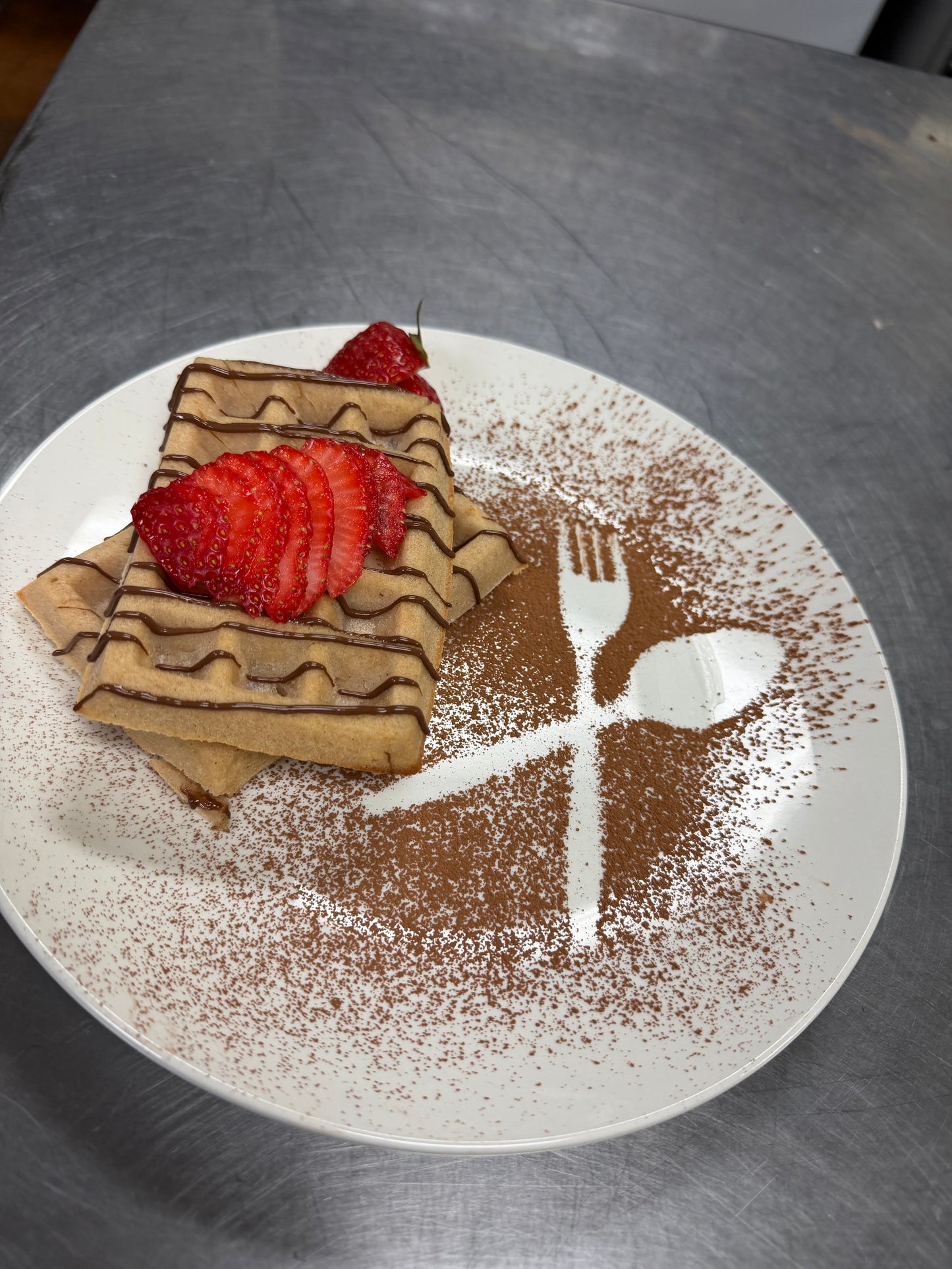 Nutella Protein Waffles