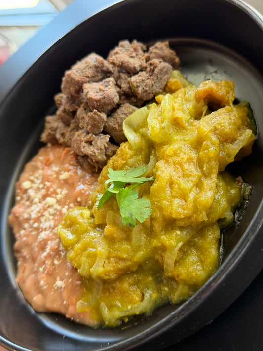 Low Carb Steak & Chicharron