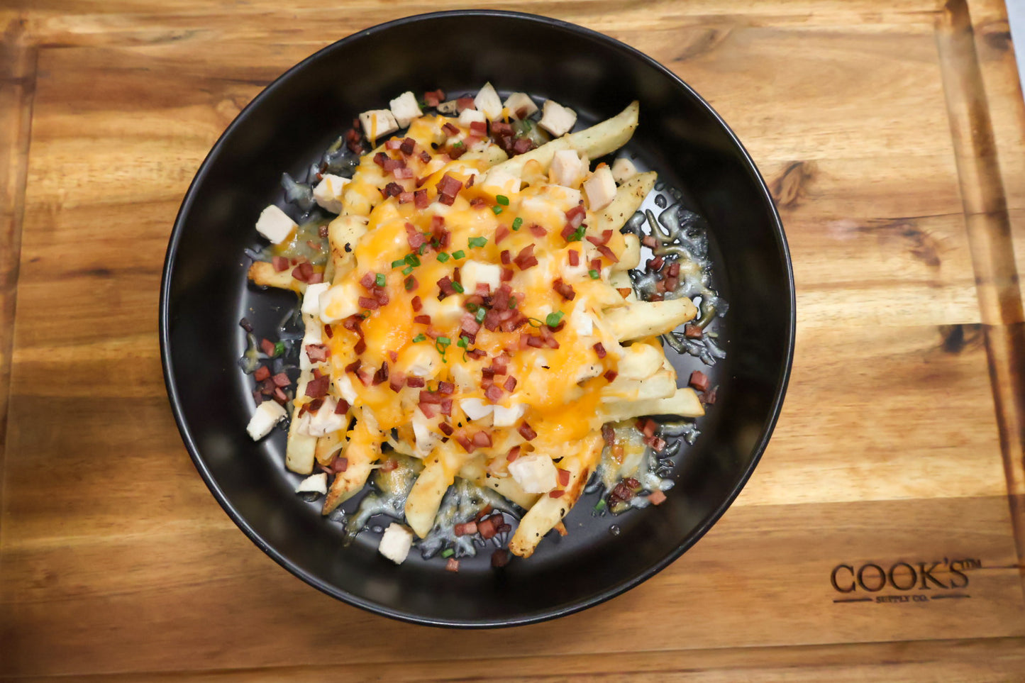 Loaded chicken fries