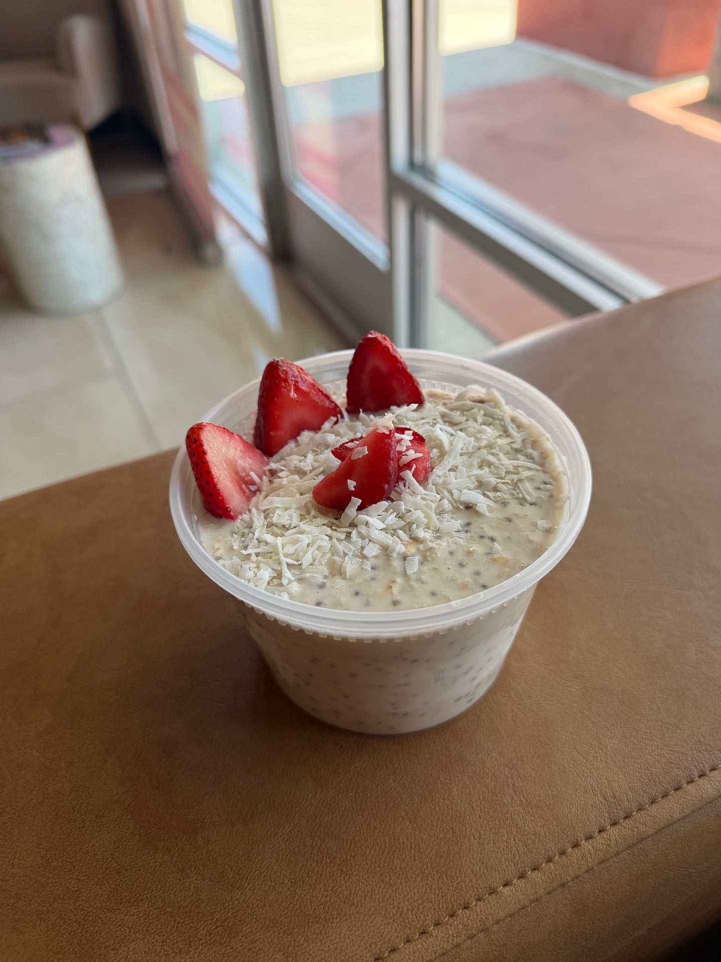 Fresas con crema 🍓🥥 oats