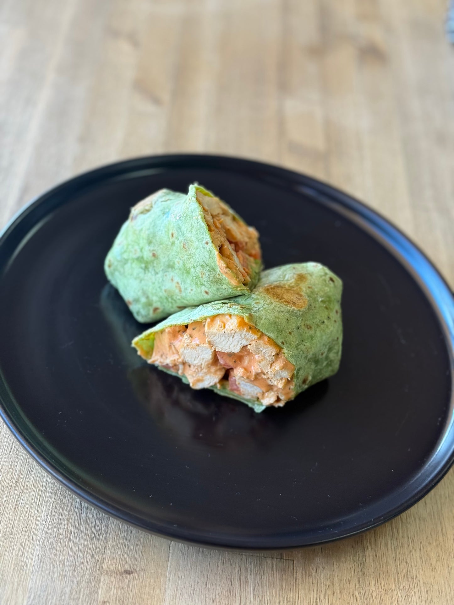 Buffalo-Parm Chicken Wrap