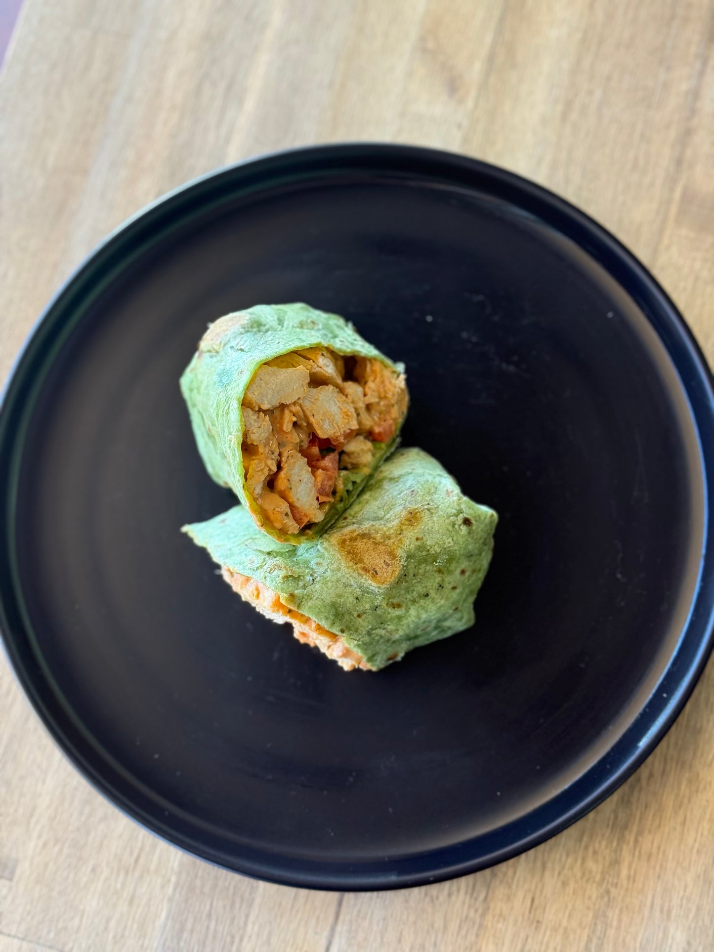 Buffalo-Parm Chicken Wrap