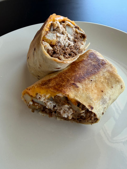 Picadillo Breakfast burrito