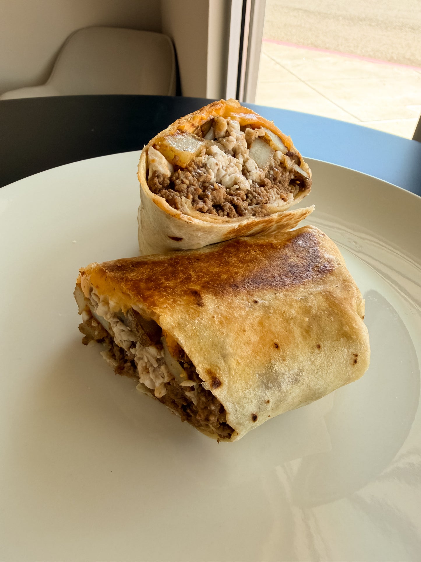 Picadillo Breakfast burrito