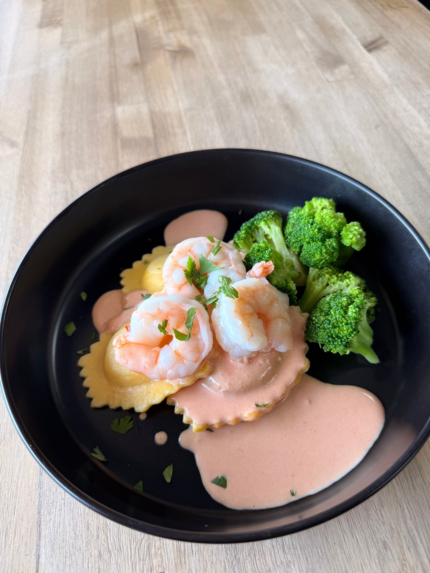 Cheese Ravioli & Veggie Sauce