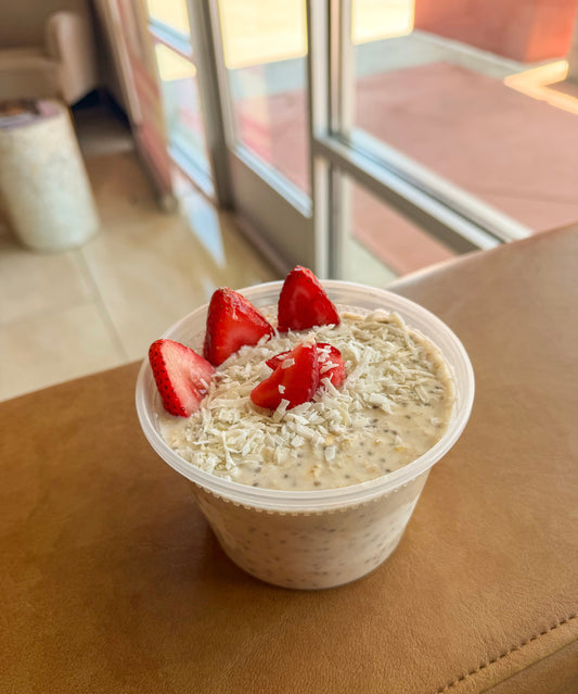 Fresas con crema 🍓🥥 oats