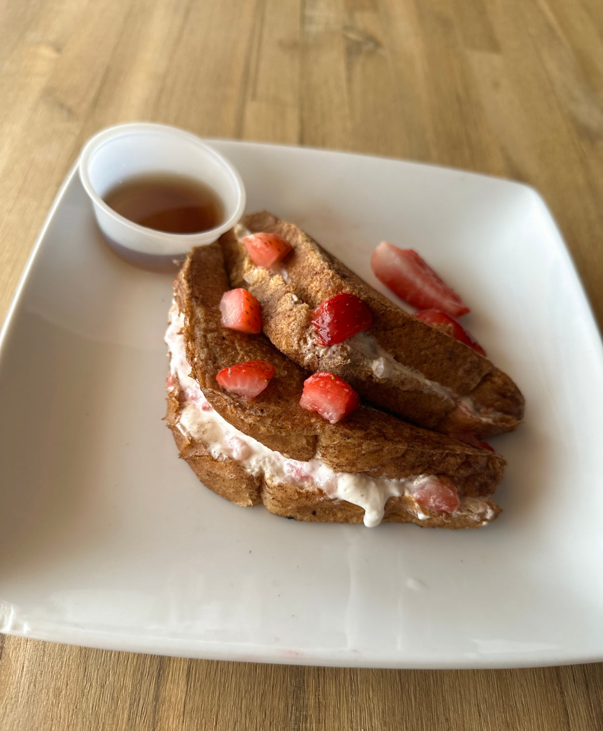 Stuffed Strawberry French toast