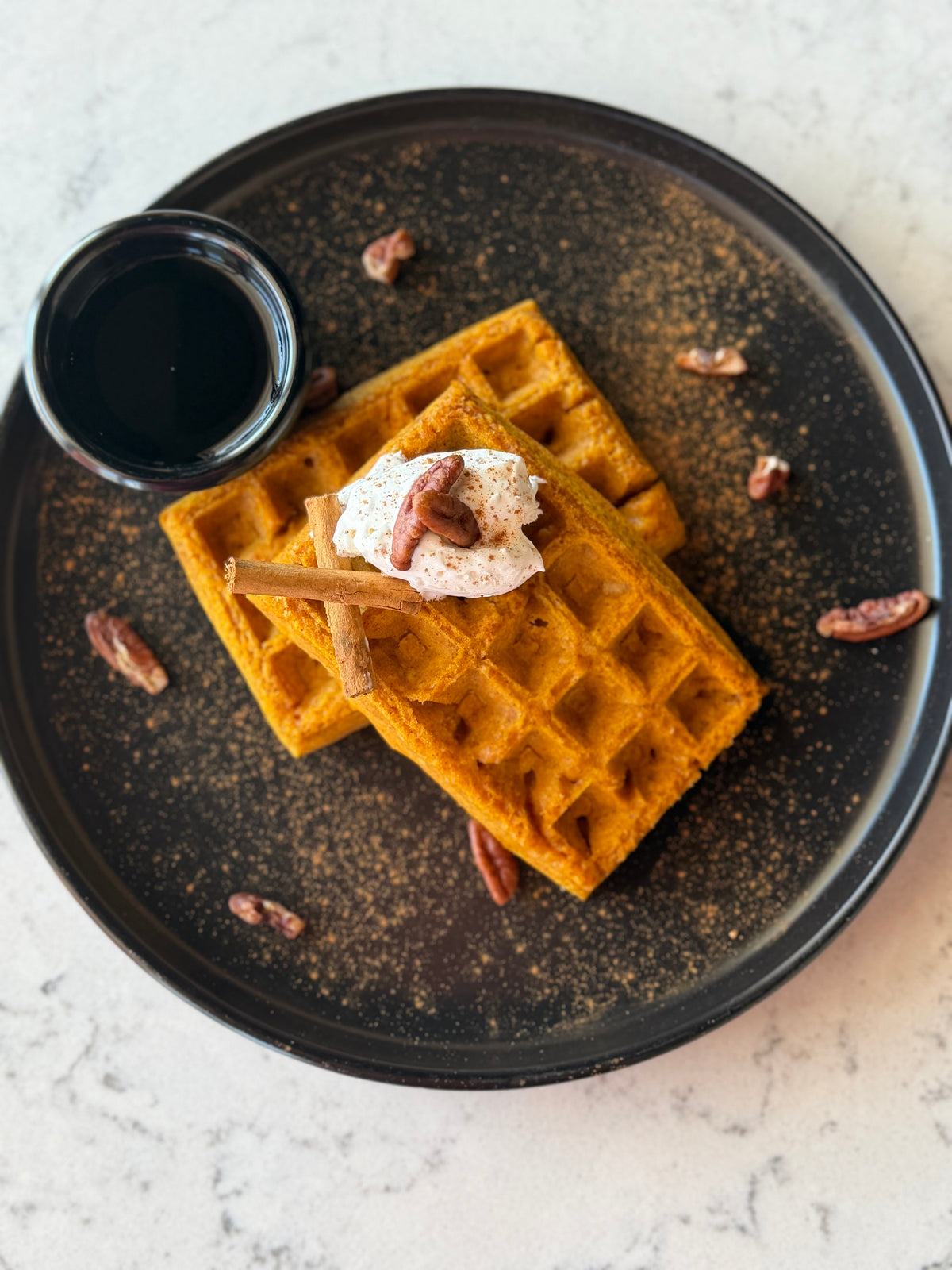 Pumpkin Spice waffles