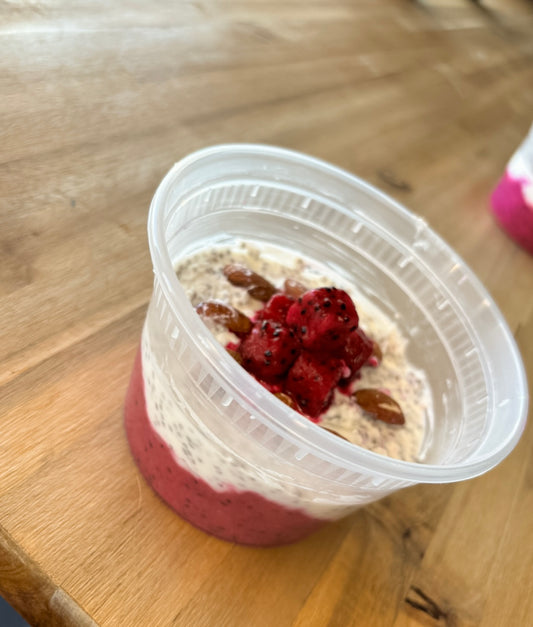 Dragon fruit Chia Pudding