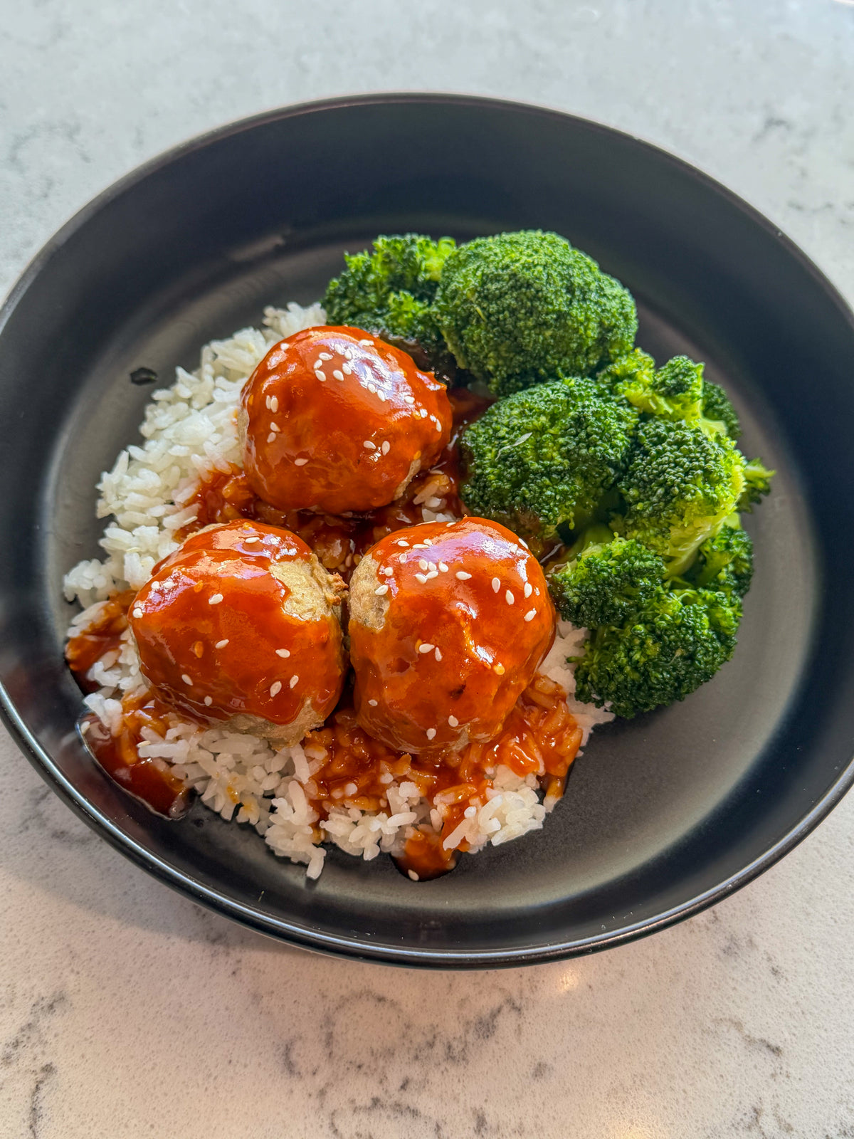 Sriracha Turkey Meatballs