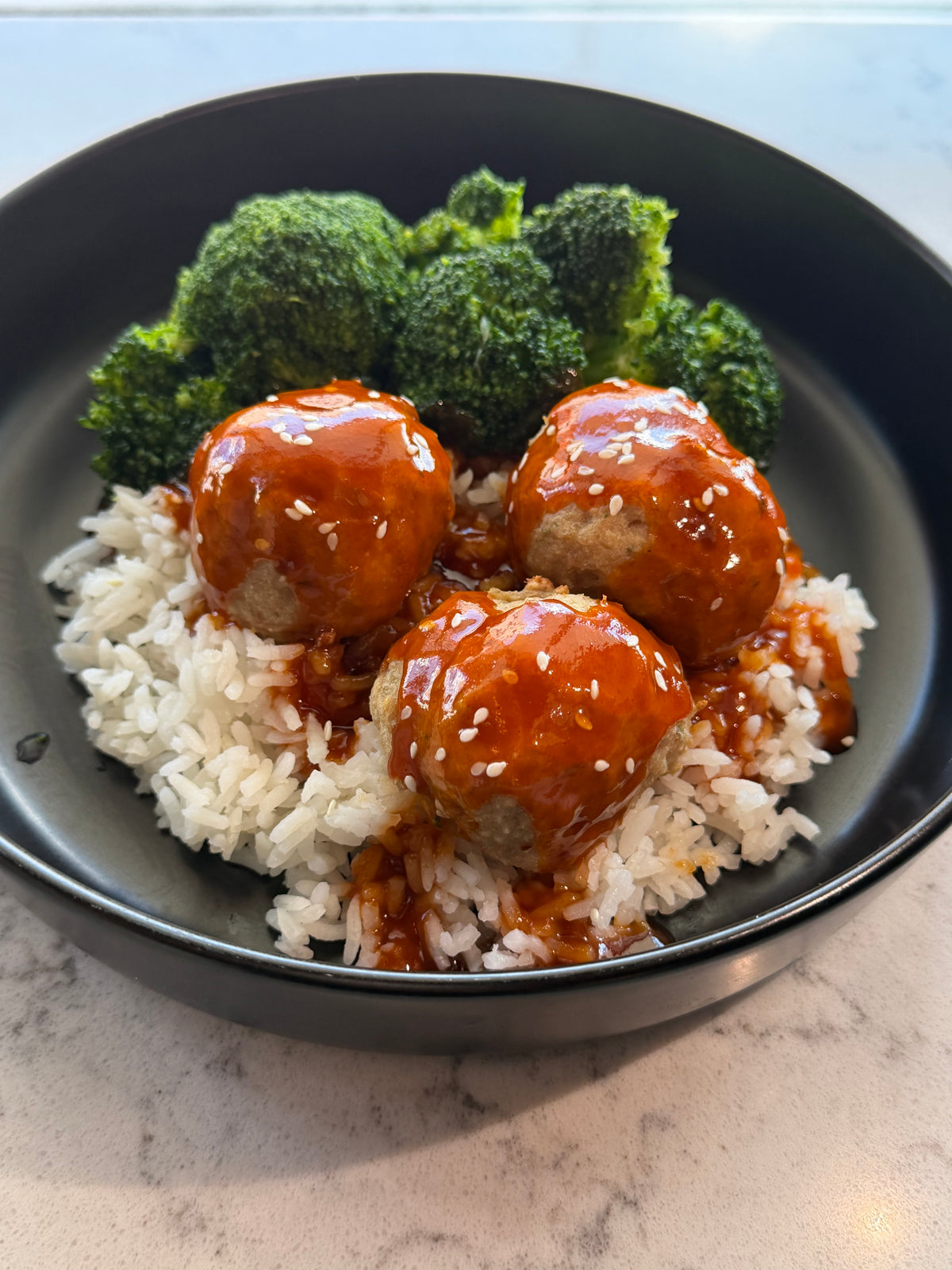 Sriracha Turkey Meatballs