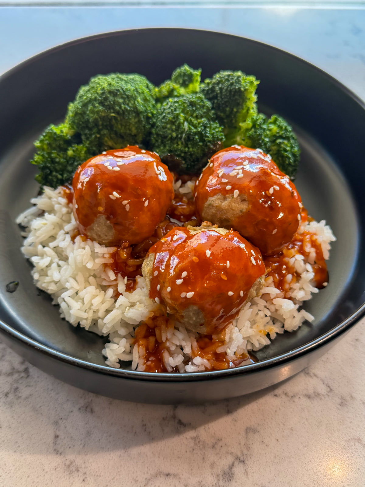 Sriracha Turkey Meatballs