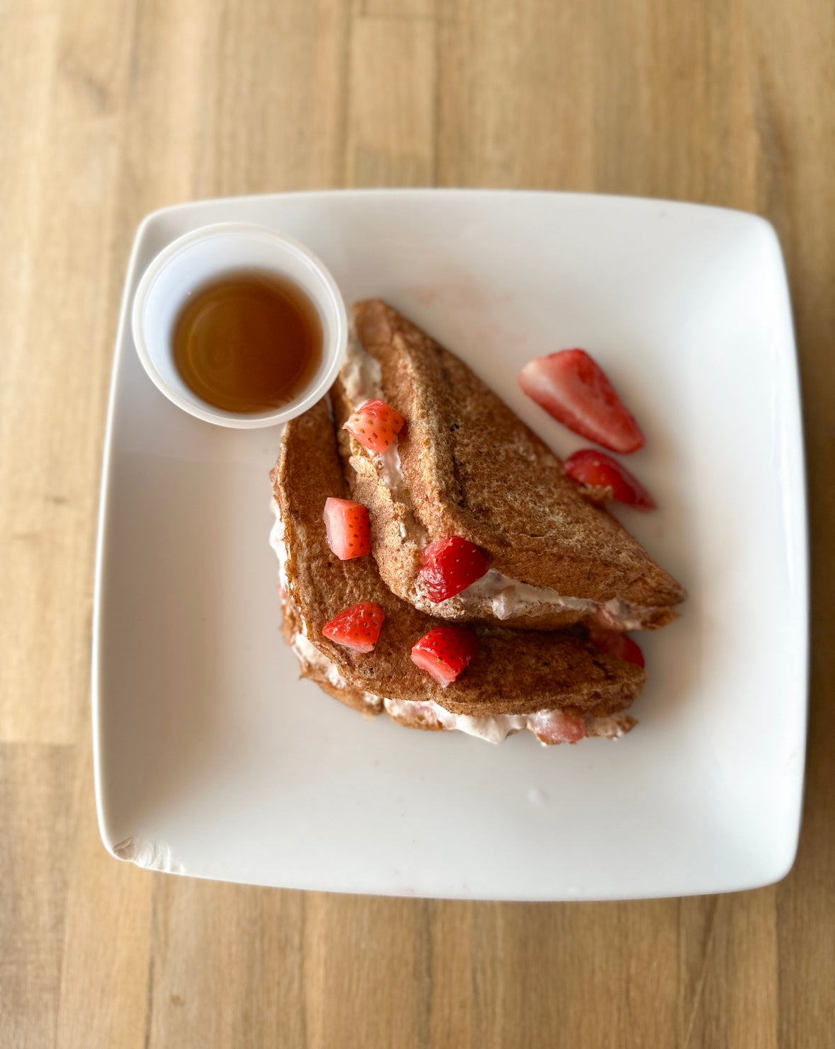 Stuffed Strawberry French toast
